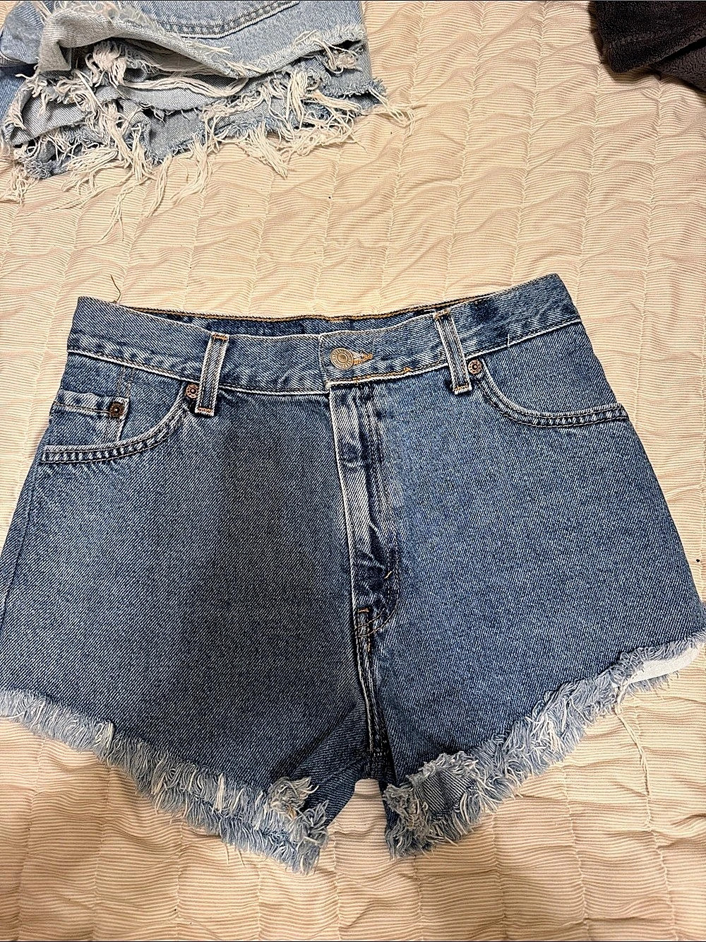 Levi's 501 Original High-Rise Cut-Off Denim Shorts Women's Denim Jean Shorts in